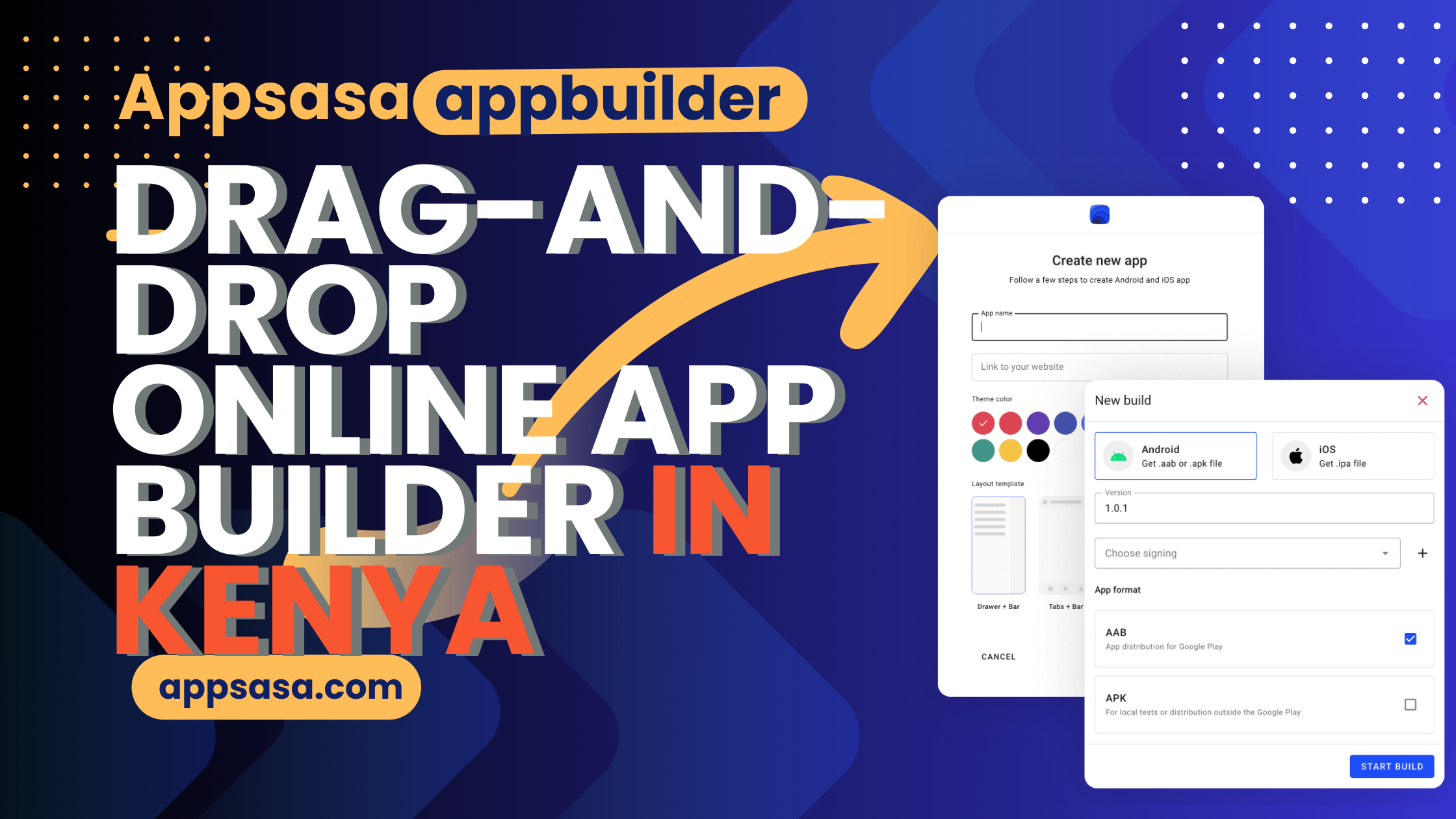 Drag-and-Drop Online App Builder in Kenya